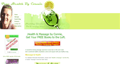 Desktop Screenshot of connieshealth.com