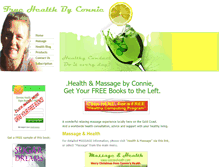 Tablet Screenshot of connieshealth.com